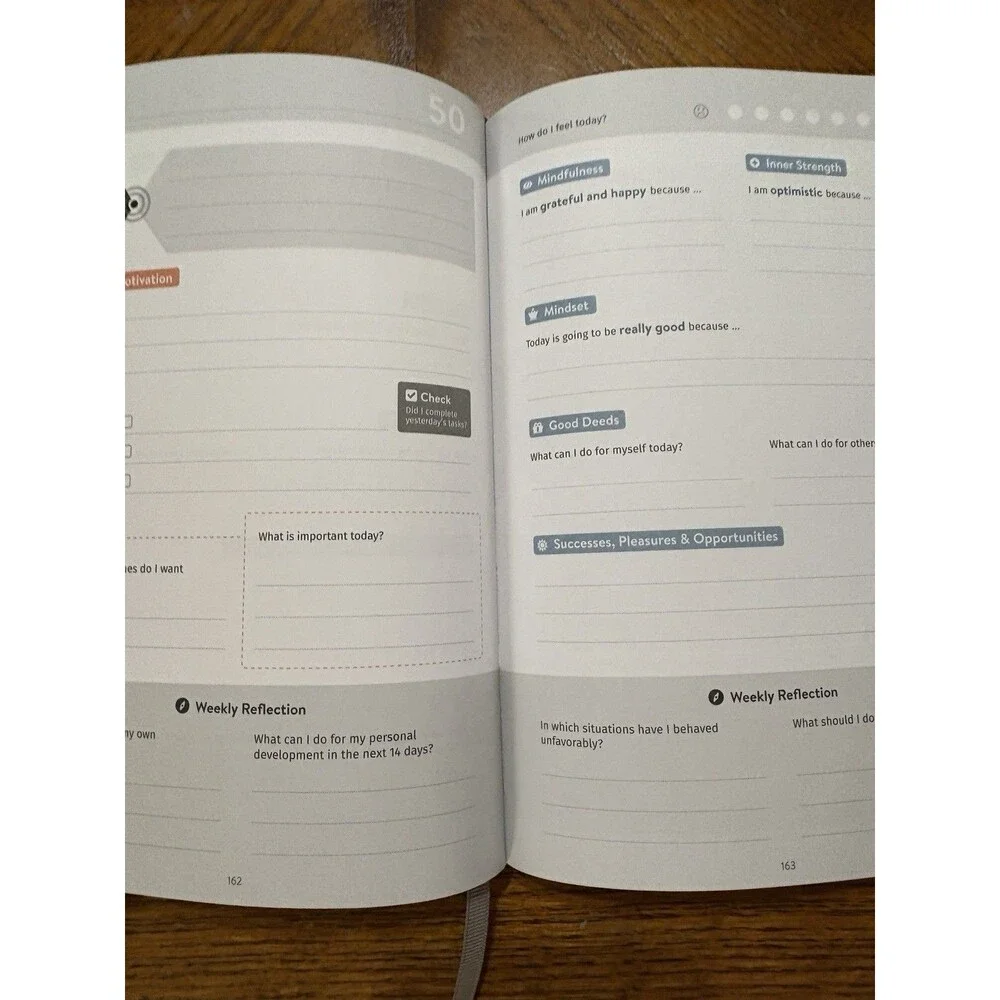 Success Journal -A Productivity Goal Planner Hardcover Book Never Used